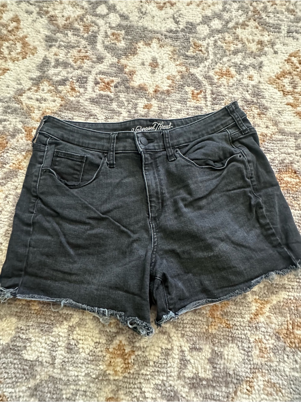 Universal Thread Black Denim Shorts
